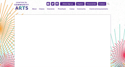 Desktop Screenshot of communityarts.org